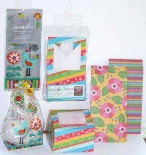 The Gift Wrap Company Sweet Treat Bag and Colorful Cupcake Boxes: Health & Personal Care
