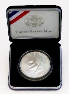 Military First Salute Silver Dollar Coin (Eisenhower Silver Dollar) in Official US Mint Box & Capsule : Everything Else