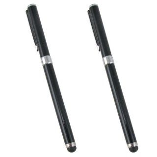 Gearonic 2 Piece Stylus Ballpoint Pen for iPad/All iPhone, Black and Silver (AV 661PUIB) Computers & Accessories