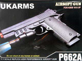 Uk Arms P662a Spring Powered Airsoft Pistol : Airsoft Gun : Sports & Outdoors