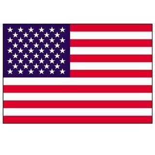 3' X 5' American Flag with Pole Sleeve   Nylon : Outdoor Flags : Patio, Lawn & Garden