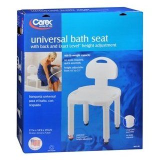 BATH BENCH W/BACK B671/674 00 PLASTIC by APEX CAREX HEALTHCARE ***: Health & Personal Care