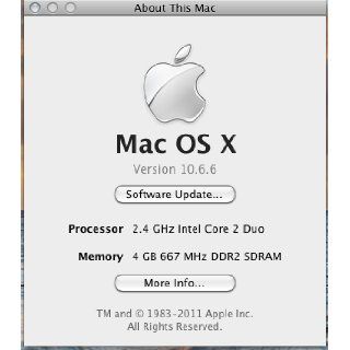 Kingston Apple 4GB Kit (2x2GB Modules) 667MHz DDR2 SoDimm iMac and Macbook Memory (KTA MB667K2/4GR) Electronics