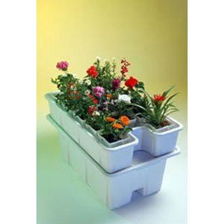 Turbogarden   Ebb and Flow   Hydroponic System   25 Gallon Reservoir   Includes Growing Media Tubing Nutrients Pump pH Test Kit and Square Pots   Botanicare BCTGEF: Home Improvement