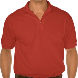 Plain Red Men's Gildan Jersey Sport Polo Shirt