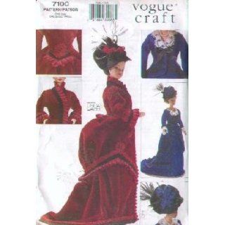 Vogue 7100   Fashion Doll 1800s Historical Clothes (Vogue 7100/7550/685): Linda Carr: Books