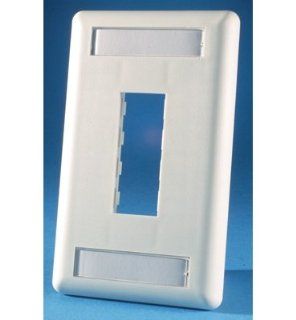 Ortronics 2 Port TracJack Faceplate, Fog White OR 40300548: Electronics