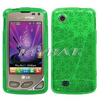 LG Chocolate Touch vx8575 Dr Green Snowflake Candy Skin Cover Silicone/Gel/Soft/Cover/Case Cell Phones & Accessories