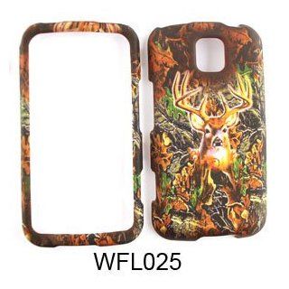 LG Optimus M MS690 Camo/Camouflage Hunter Series, w/ Deer Hard Case/Cover/Faceplate/Snap On/Housing/Protector: Cell Phones & Accessories