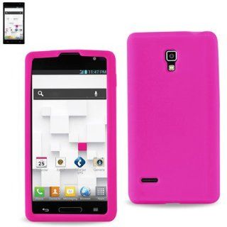 Reiko SLC10 LGP769HPK Sleek and Slim Silicone Designer Protective Case for LG Optimus L9   1 Pack   Retail Packaging   Hot Pink: Cell Phones & Accessories