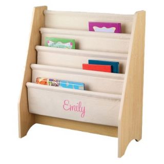 Kidkraft Kids Bookcase: Kidkraft Natural Sling Bookshelf   Pink Emily