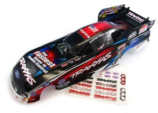 Traxxas Funny Car * COURTNEY FORCE RED BODY Ford Mustang * John Mike Robert 6907: Toys & Games