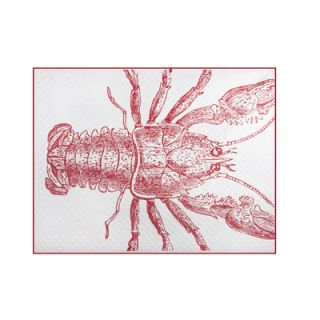 Thomas Paul Lobster Quilted Cotton Throw TH0379 LAV