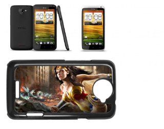 HTC ONE X HARD CASE WITH PRINTED ALUMINIUM INSERT WONDERWOMAN: Cell Phones & Accessories