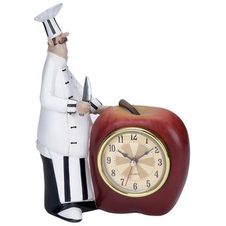 Polystone Chef Wall Clock With Attractive Colors