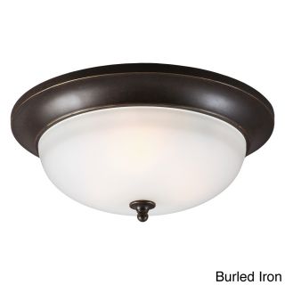 Humboldt Park 3 light Outdoor Ceiling Flush Mount With Satin Etched Glass