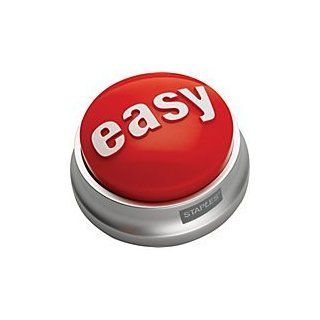 Six(6) Pack Staples Talking EASY BUTTON   Complete With Batteries: Office Products