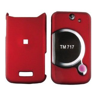 For Sony Ericsson Equinox TM717 Rubberize Hard Case Red: Electronics
