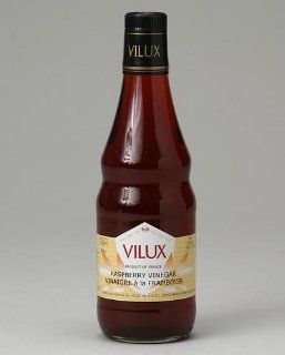 Vilux   Raspberry Vinegar   Red Wine, (From France   Vinaigre a la Framboise)   SIX Glass Bottles, Each 16 Oz (Pack of 6) : Grocery & Gourmet Food
