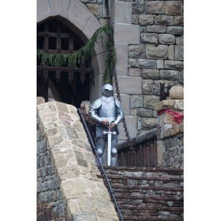 Forum Knight In Shining Armor Complete Costume, Silver, One Size: Clothing