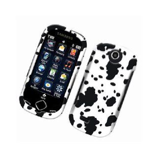 Samsung Suede R710 SCH R710 Cow Spots Black White Cover Case: Cell Phones & Accessories