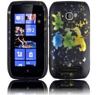 Magic Flowers Hard Case Cover for Nokia Lumia 710: Cell Phones & Accessories