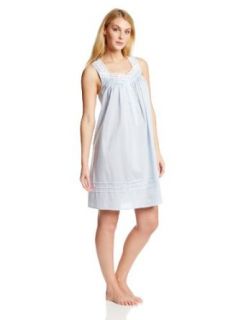 Eileen West Women's 36 Inch Solid Short 100% Cotton Lawn Rp Gown at  Womens Clothing store