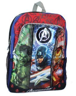 Marvel Avengers 16" Backpack Captain America Hulk Iron Man: Toys & Games