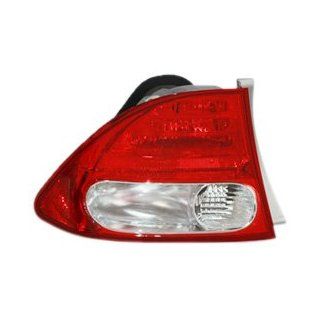 TYC 11 6166 91 Honda Civic Driver Side Replacement Tail Light Assembly: Automotive