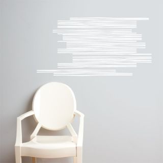ADZif Spot Wooden Slats Wall Decal S2212 Color: White