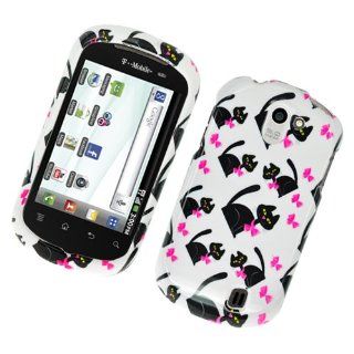 LG Flip II/Doubleplay C729 Glossy Cat Bow Tie White 110: Cell Phones & Accessories
