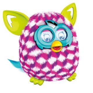 Furby Pink Cubes Boom Plush Toy: Toys & Games