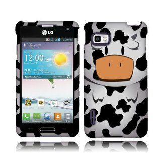LG Optimus LS720 Moo Moo The Cow Rubberized Cover: Cell Phones & Accessories