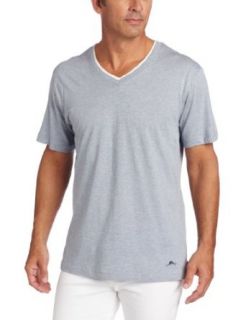 Tommy Bahama Men's Cotton Modal Jersey V Neck Short Sleeve T Shirt, Chambray, Small at  Mens Clothing store