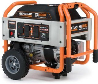 Generac 5778 XG4000 4,500 Watt 220cc OHV Gas Powered Portable Generator With Wheel Kit (Discontinued by Manufacturer): Patio, Lawn & Garden