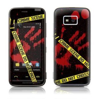Crime Scene Design Protective Skin Decal Sticker for Nokia 5530 XpressMusic Cell Phone: Cell Phones & Accessories