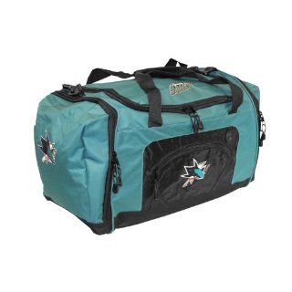 NHL San Jose Sharks Roadblock Duffel Bag, Teal : Sports Fan Duffel Bags : Sports & Outdoors