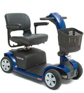 Pride Mobility VICTORY9 4 Wheel Scooter Vipor Blue: Health & Personal Care
