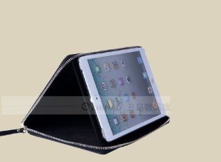 Chinao CA18 01 Exquisite Black Leather Case for Mini Ipad (Top Quality Grained Cowhide Leather)) Computers & Accessories