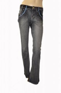 Newport News Black Stonewashed Jeans with Rhinstone and Sequins at  Womens Clothing store: