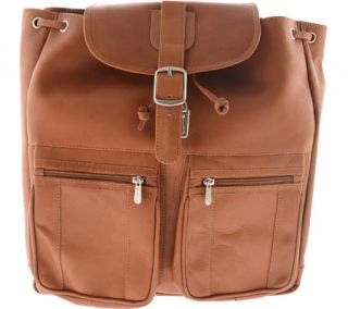 Piel Leather Drawstring Backpack 2365