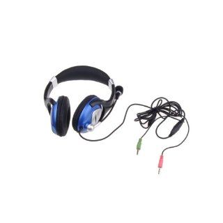Stereo Headset Headphone w/Microphone Mic for PC Computer 3.5mm Jack Skype Yahoo: Computers & Accessories
