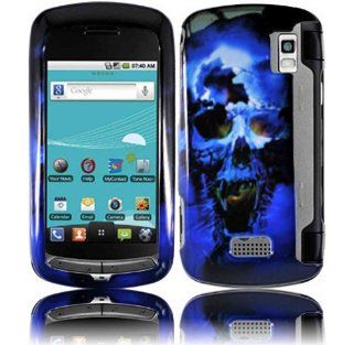 Blue Skull Hard Case Cover for LG Genesis US760: Cell Phones & Accessories