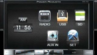 Power Acoustik Pdr 760t Single DIN Digital Media Receiver w/ Detachable 7" LCD Touch Screen and Analog Tv Tuner : Vehicle Receivers : Car Electronics