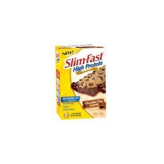Slim Fast High Protein Chocolate Chip Granola   5 1.69 oz Meal Bar ct.: Health & Personal Care