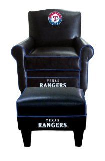 Texas Rangers Game Time Chair and Ottoman : Sporting Goods : Sports & Outdoors