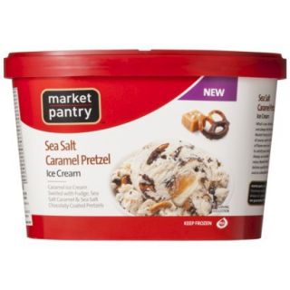 Market Pantry Sea Salt Caramel Pretzel Ice Cream