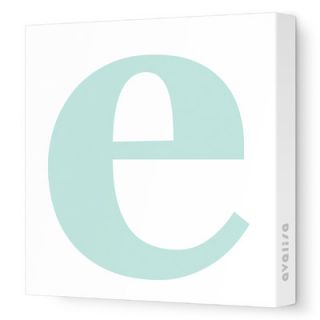 Avalisa Letter   Lower Case e Stretched Wall Art Lower Case e