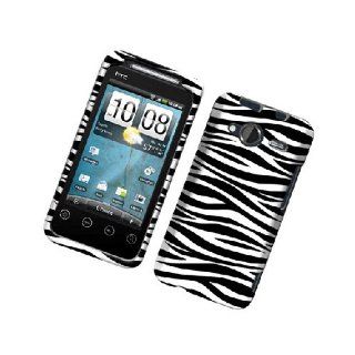 HTC EVO Shift 4G Black White Zebra Stripe Cover Case: Cell Phones & Accessories
