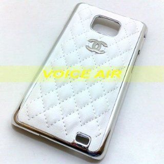 Designer White Samsung Galaxy S2 Faux Leather Case AT&T SGH i777; i9100 Back Case (WHITE). (Will Not Fit T Mobile, Sprint, Verizon): Cell Phones & Accessories
